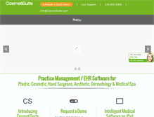 Tablet Screenshot of cosmetisuite.com